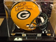 Antonio Freeman Signed Green Bay Packers Full Size NFL Helmet with Inscr. JSA