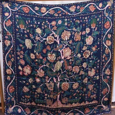 100% Mulberry Silk Bandanna Shawl Scarf Neckerchief Square flower Print 43'' new