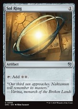 🧙Sol Ring U 0054 DRC Aetherdrift Commander MTG