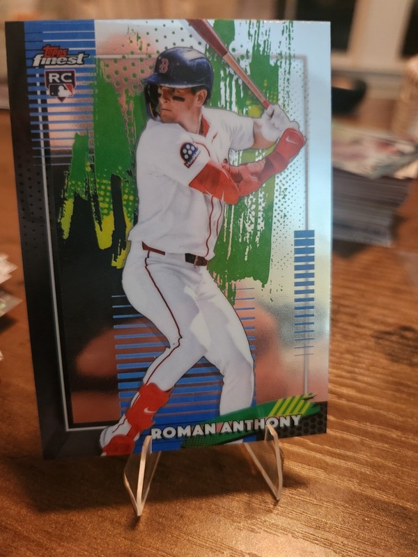Roman Anthony Topps Finest Rookie RC Boston Red Sox MLB Baseball Trading Card