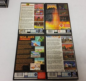 7 x Sega Saturn Game Joblot - Doom Virtua Fighter Clockwork Knight Wing Arms 48