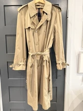 Oleg Cassini Trench Coat Men’s 