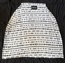 Milk Snob Black  White 5 In 1 Arrow Print Nursing Cover