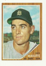 1962 Topps Dick McAuliffe #527