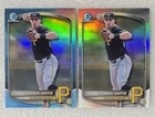 KONNOR GRIFFIN 2025 Bowman Chrome Sky Blue & Rainbow Refractor +9 Cards #Pirates