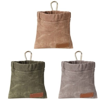 Large Capacity Dogs Bag Outdoor Dogs Treat Pouch Carries Poop Pouch
