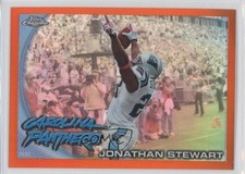 2010 Topps Chrome Rack Pack Orange Refractor Jonathan Stewart #C77 0a1
