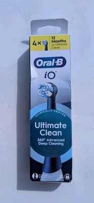 Oral-B iO Ultimate Clean White Replacement 4 Brush Heads