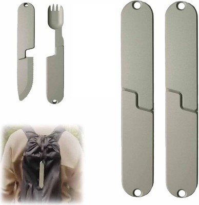 2 in 1 Camping Eating Utensils Set Camping Eating Utensils Set,Kopak Utensil Set