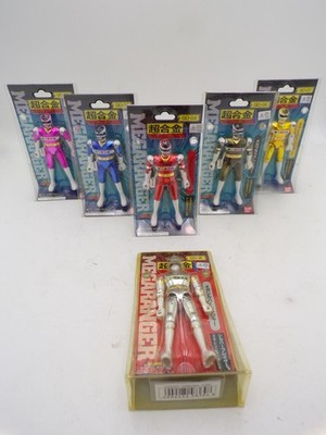 '97 Bandai Japan Sentai Chogokin GD Megaranger Set/6 NMIB Power Rangers Space
