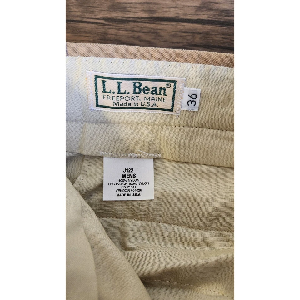 Vintage LL Bean Pants Mens 36X31 Upland Briar Brush Guard Hunting Field Outdoor - Image 3 of 4