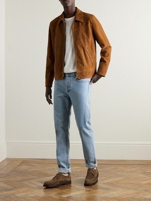 Valstar Brown Suede Cowboy Jacket - Amber IT54/US44 - No Man Walks Alone -$1880