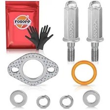 Exhaust Bolt Nuts And Gasket Kit In Silver For 50cc 70cc 90cc 110cc 125cc 150cc