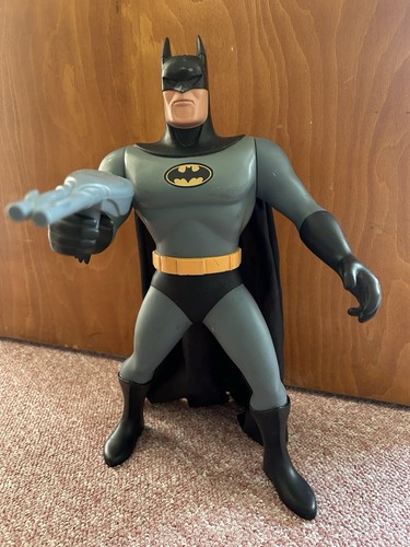 Ultimate Batman the Animated Series 14" 1994 Kenner Light Up Eyes Logo Vintage