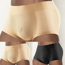 Butt Lifter Padded Boxer Briefs for Men Hip Enhancer Underwear Shapewear
