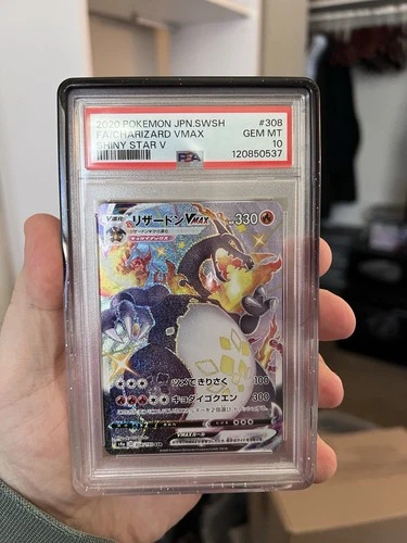 Pokemon card PSA 10 Charizard VMAX 308/190 Shiny Star V FullArt SSR Japanese