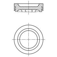 Kolben Mahle 037 35 02 FüR Volvo 240