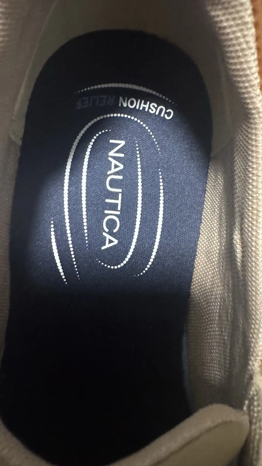 Zapatos Casial Nautica Talla 10.5 Nuevos Color Beige Gran Comodidad Foto 4 de 4