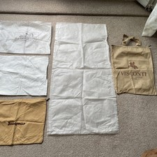 Job Lot x 5 used Shoe Bag Clothes Visconti Jacqmar etc Dust Covers