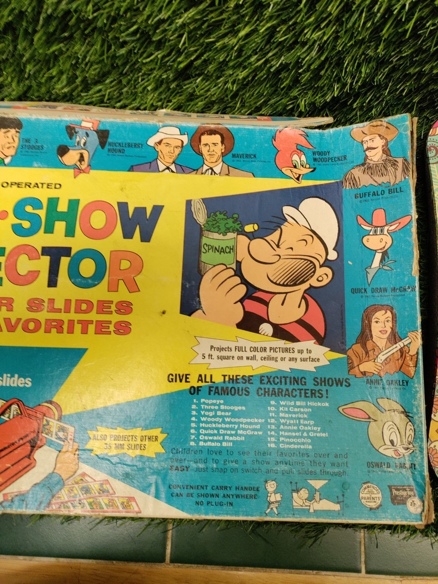 Vintage UNTESTED 1964 Kenner Give A Show-Projector 505 Set Popeye