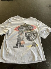 NFL SNF Raiders vs Patriots vintage T shirt revenge of the tuck Adult XL