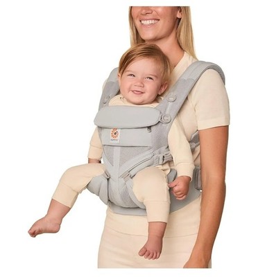 Ergobaby Omni 360 Cool Air Mesh Ergonomic Baby Carrier Pearl Grey