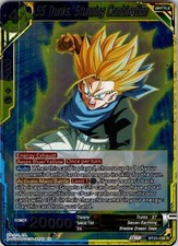 SS TRUNKS, STUNNING COMBINATION BT25-136 R DRAGON BALL SUPER FOIL NM BT25 