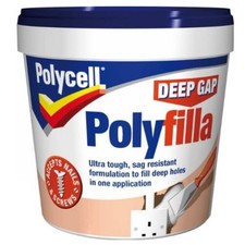 Polycell Deep Gap Polyfilla Ready Mixed Tub White 1L