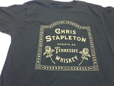 Chris Stapleton  Black T Shirt Smooth As Tenn...