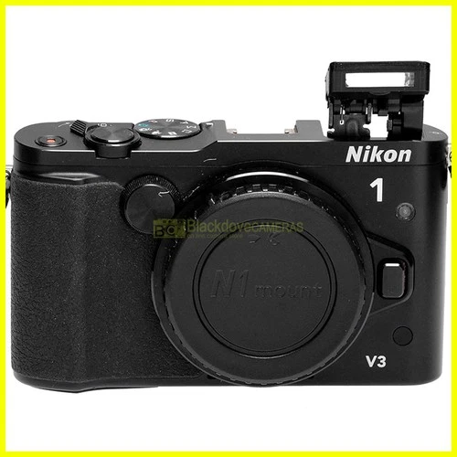 Nikon 1 V3 Body Digital Camera Mirrorless V-3 Black Body Camera. READ.