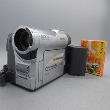 Panasonic NV-GS3 Handheld MiniDV Cassette Camcorder Silver Tested