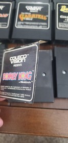 Vintage ColecoVision Game Lot 9 Cartridges Donkey Kong Popeye BurgerTime Mr. Do