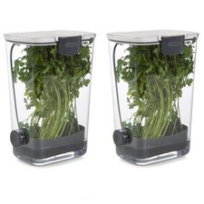 Progressive ProKeeper Plastic Herb Keeper White 2 Pack