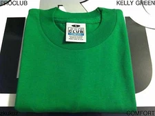 2 NEW PROCLUB COMFORT PLAIN T-SHIRT BLANK KELLY GREEN TEE PRO CLUB S-3XL 2PC