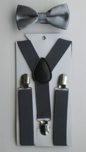 New Suspender and Bow Tie Sets for Boys Girls Kids Child Children -Ship from USA - Picture 30 of 61