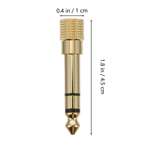 4 Pcs Adapter Plug Amplifier Microphone Cable Converters Earphone Female Stereo - 第 3/12 張圖片