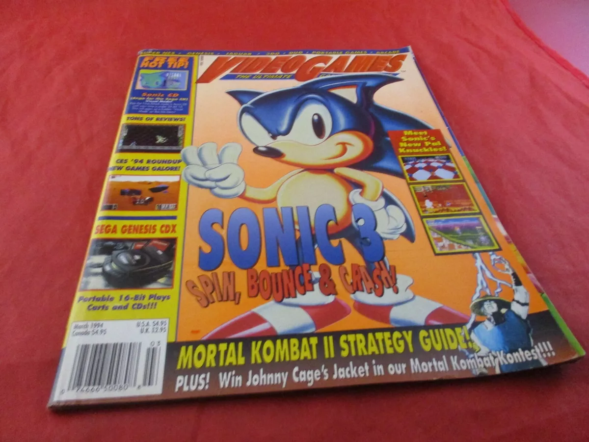 Sonic the Hedgehog 3 (Sega Genesis, 1994) Video Game