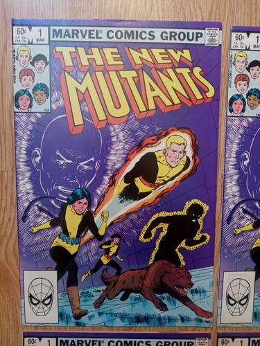 New Mutants #1 (Marvel, 1983) LOT OF 4 HIGH GRADE COPIES ๐ฅ VF/NM to NM - Picture 2 of 10