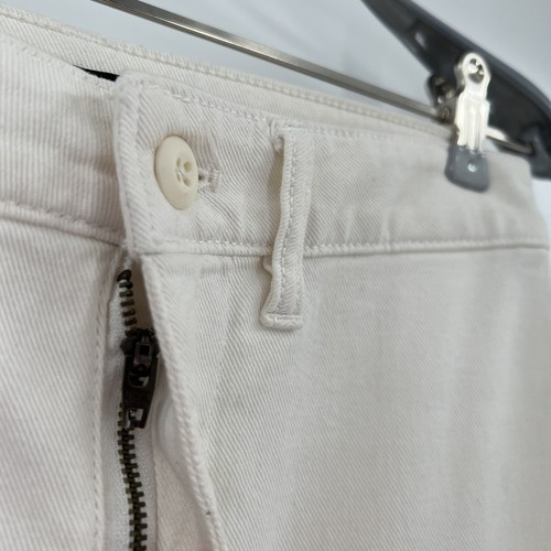 Quince Women's Stretch Cotton Twill Wide-Leg Crop Pants sz 28 Ivory/White NWT - Picture 4 of 6