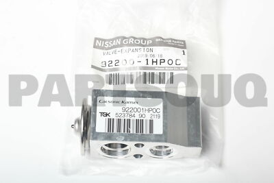あじぽん　1009 922001HP0C Genuine Nissan VALVE ASSY-EXPANSION 92200-1HP0C