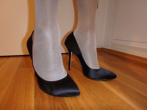 Decolte tacco alto Max&Co vera pelle blu scuro - spedizione UE! - Foto 4 di 15