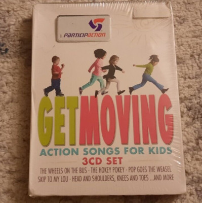 Get Moving: Action Songs For Kids: Hokey Pokey, London Bridge, Bingo.. (3CD) NEW