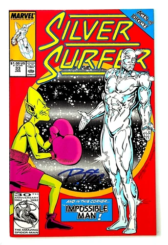 Silver Surfer #33 Signed by Ron Lim Marvel Comics