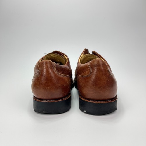 Martin Dingman Oxford Brown Lace Up Leather Shoes 530111 Men's Size 11 - Picture 4 of 12