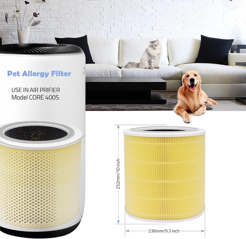 Replacement Filter Compatible with LEVOIT Model Core 400S, Core 400, Part# Co...