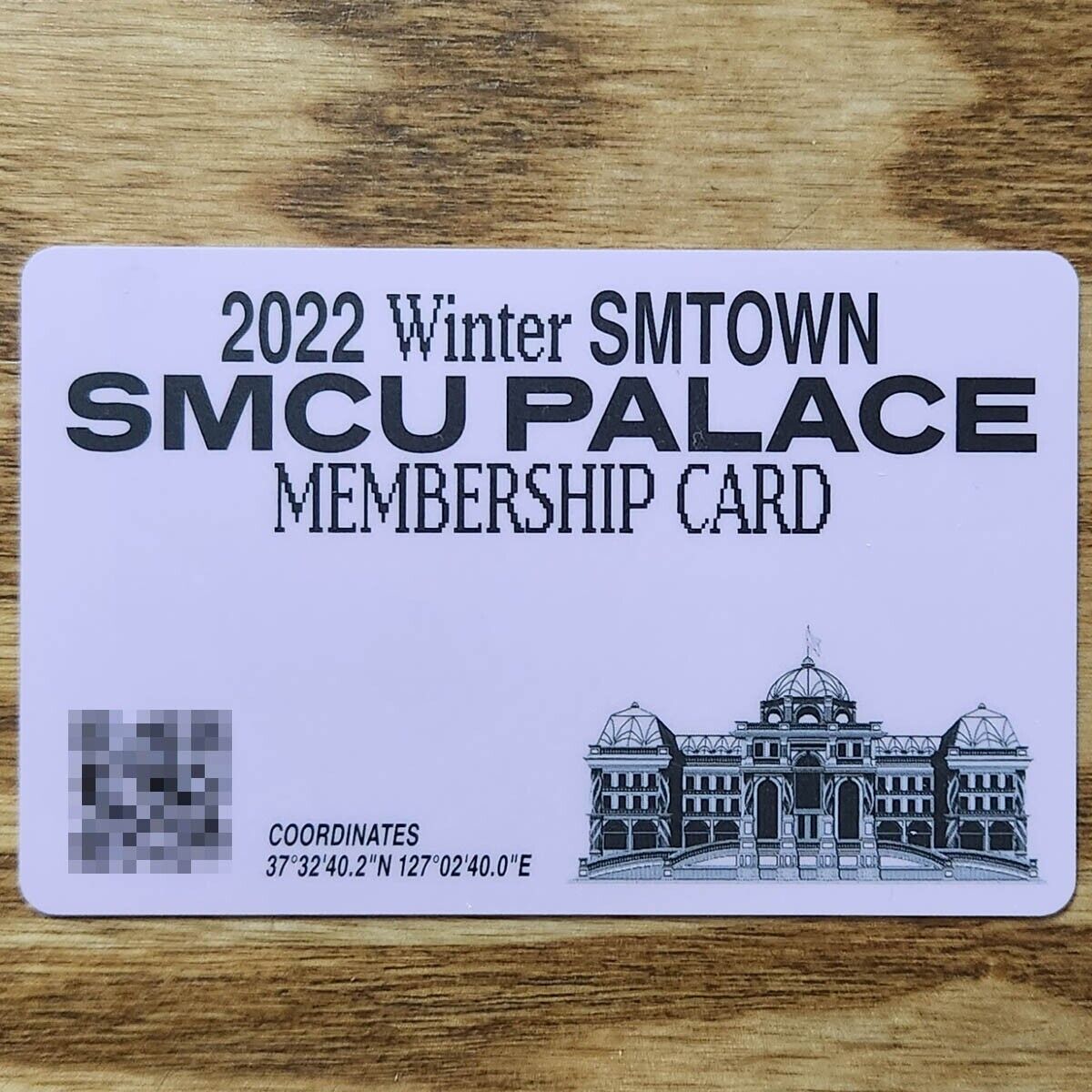 Giselle Official Membership Card Aespa 2022 Winter SMTown Giselle Official Membership Card Aespa 2022 Winter SMTown