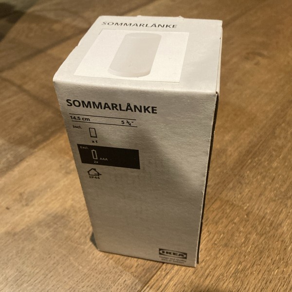 IKEA SOMMARLANKE Luz Decorativa LED Blanca, Mesa NUEVO