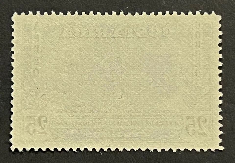 Sellos de viaje: Sellos de liberación de Costa Rica - 25 Céntimos MNH OG Hacienda La Lucha Foto 3 de 4