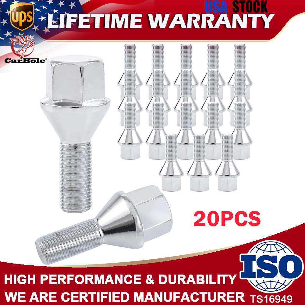 Nathu( ✌︎'ω')✌︎  Amazon.com: ECCPP 20 Pieces Wheel Lug Nuts M12x1.25 Wheel
