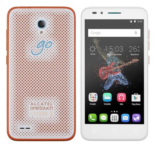 Smartphone Alcatel OneTouch 7048X Orange 4G (LTE) d'entrée de gamme enfants Android - Photo 1 sur 4